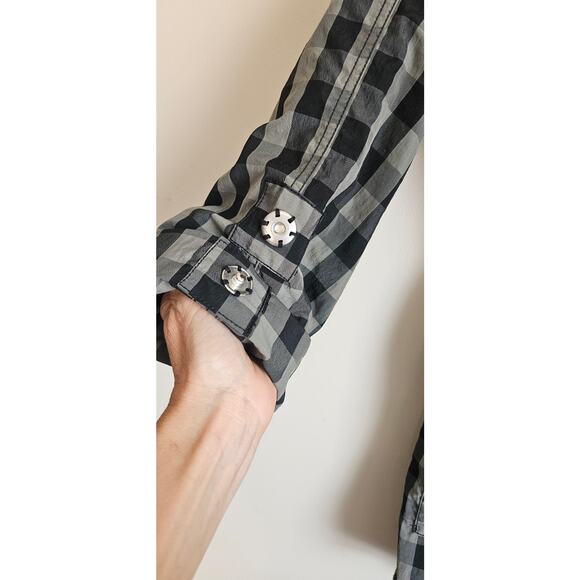 My Anorak Water Resistant Jacket, Elegant Black & Silver Check, S XS - Picture 6 of 10